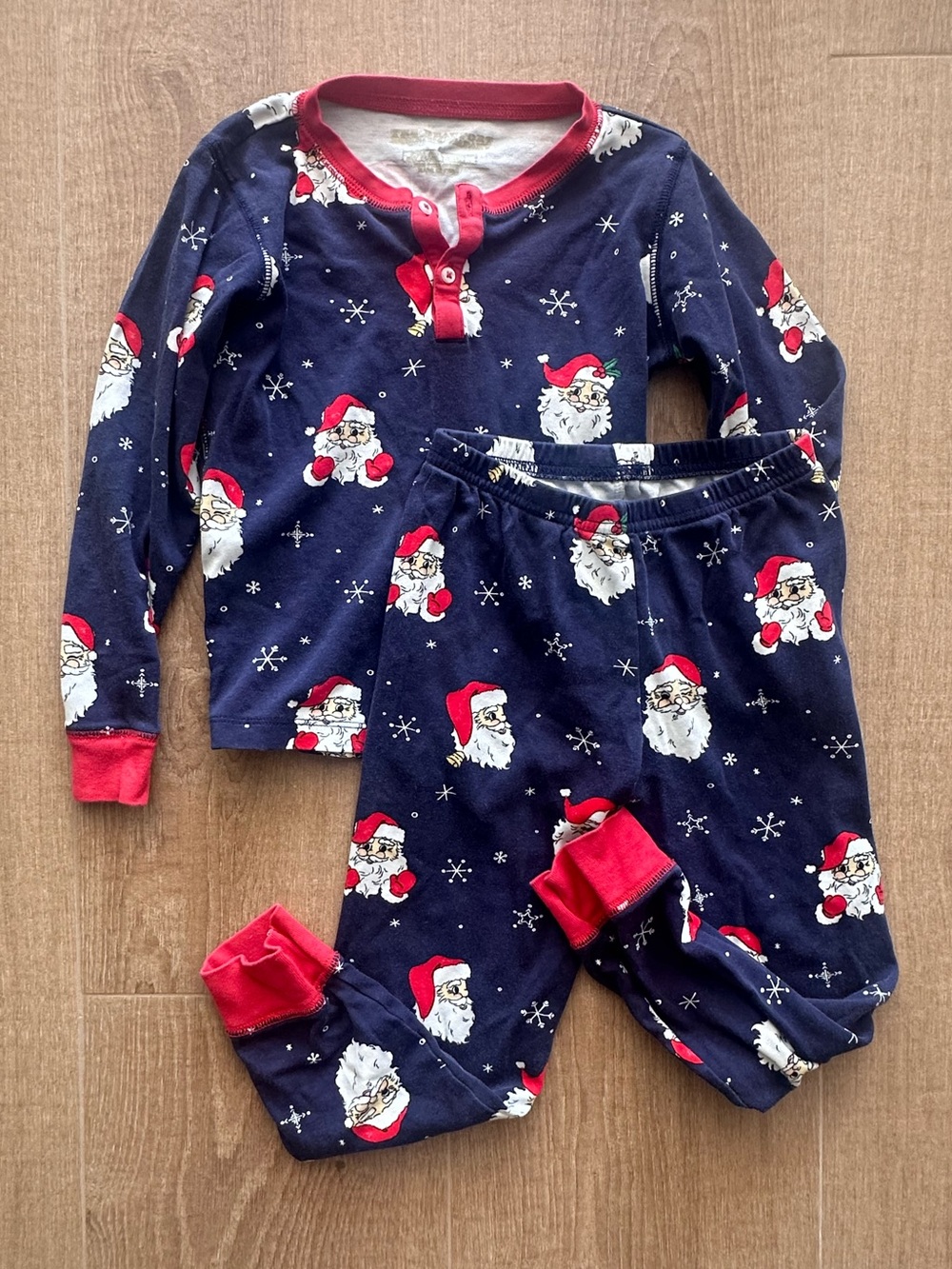 TBBC Santa pajamas size 7